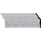 Ekena Millwork 6 3/8"H x 2 1/2"P x 7"F x 94 1/2"L Kirke Crown Moulding MLD06X02X07KI - alternate 1